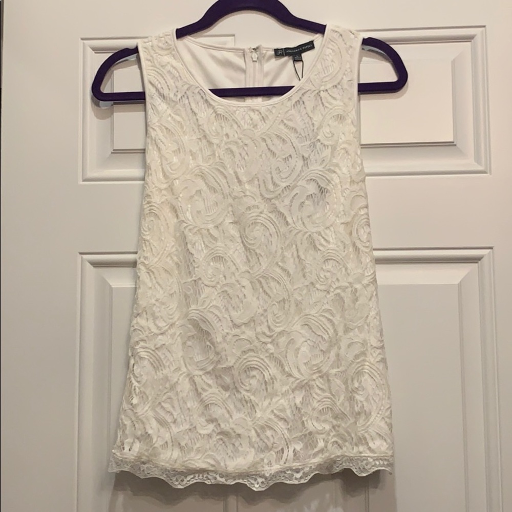 Sleeveless Lace Top